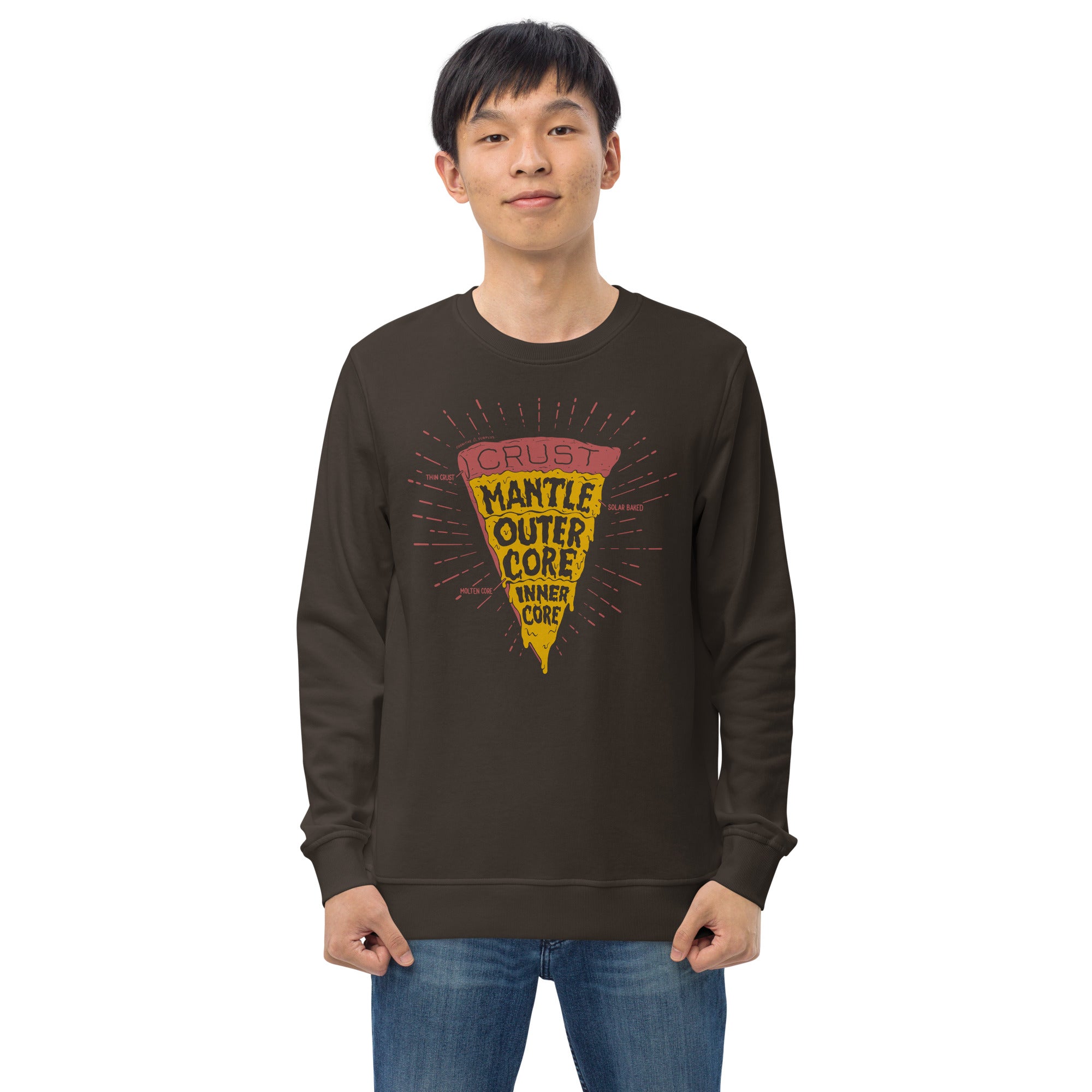 Slice of Earth Pizza Sweatshirt - Organic