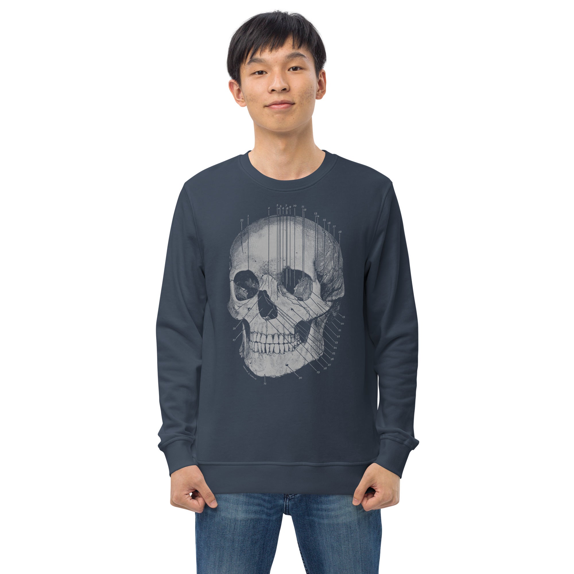 Skull Anatomy Sweatshirt - Organic