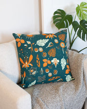 Retro Botany Pillow Cover Cognitive Surplus